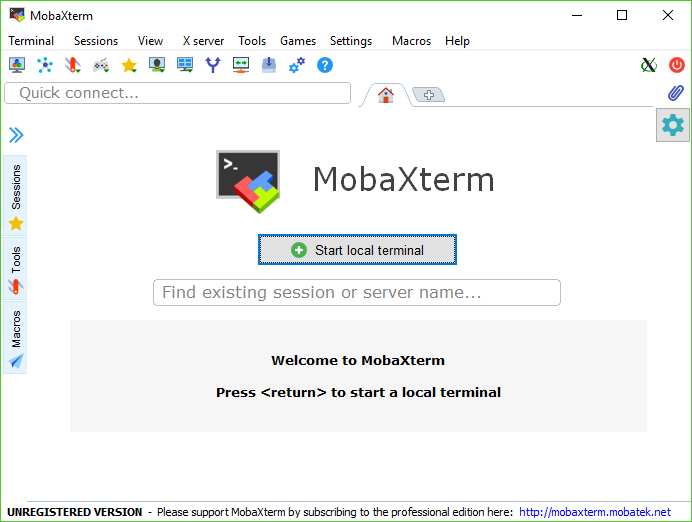 MobaXterm for X Server